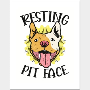 Resting Pit Face Posters and Art